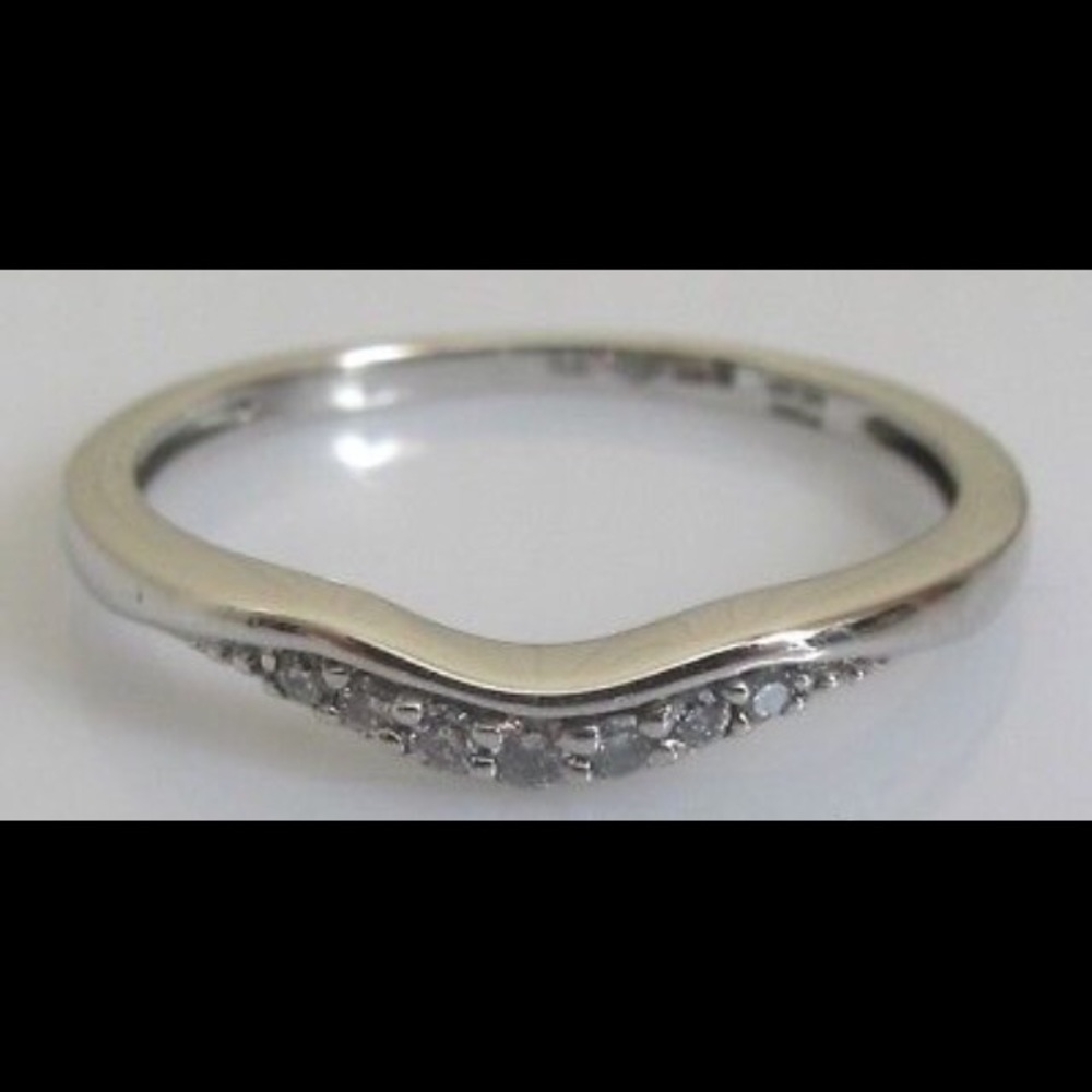 Platinum 950 Multi Diamond Wedding Band size 5.5